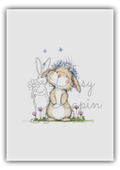 Blueberry Bunnies- Sitting bunny