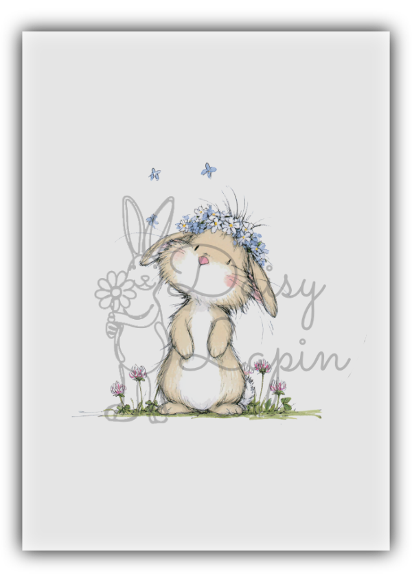 Blueberry Bunnies- Sitting bunny