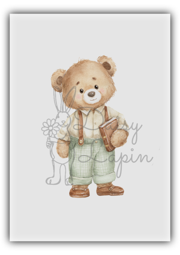 Comfy bears- Bear with a book