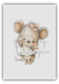 Mulberry Mouse- Wrinkle nose little mouse