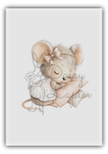 Mulberry Mouse- Sleepy little mouse