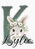 Name Card- Daisy Animals- Personalized (1)