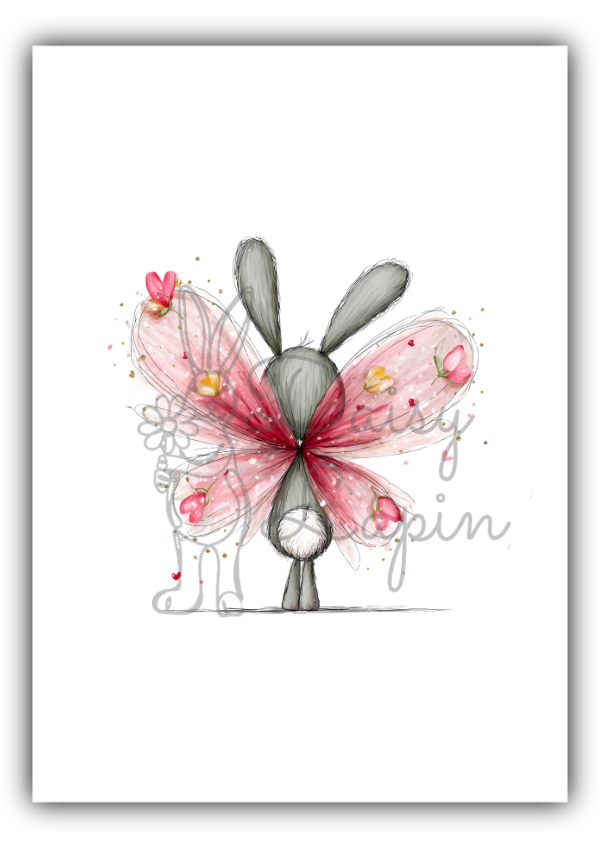 Cherry Bunnies- Bunny with Cherry wings