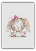 Bunny faces- Bunny with hanging ears