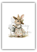 Garden Bunnies- Bunny with a water can