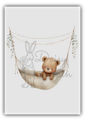 Nursery Bears- Bear in hanging basket