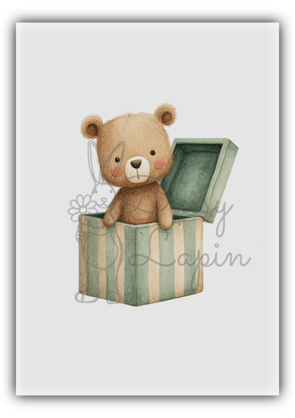 Nursery Bears- Bear in a box