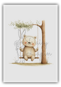 Nursery Bears- Bear on a swing