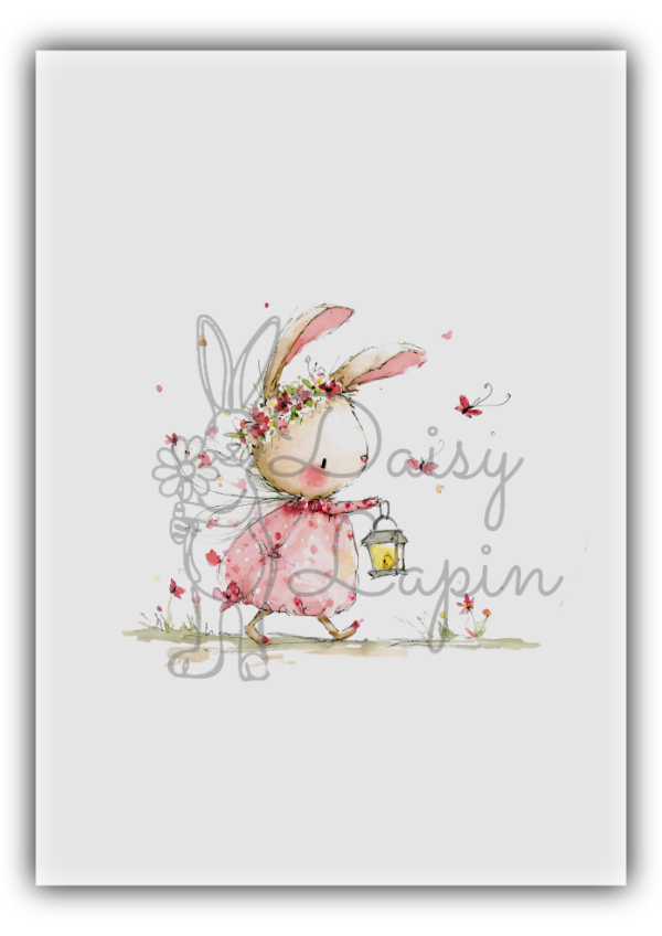 Blush Bunnies- Bunny with a light