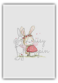 Blush Bunnies- Bunny with a mushroom