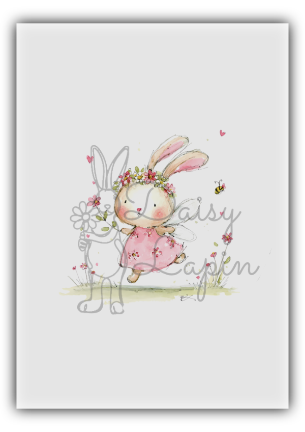 Blush Bunnies- Bunny with a Bee
