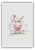 Blush Bunnies- Bunny with a heart