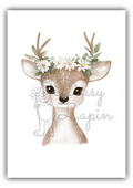 Daisy Animals- Deer with daisy crown