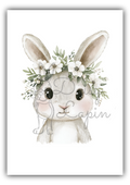 Daisy Animals- Bunny with a daisy crown